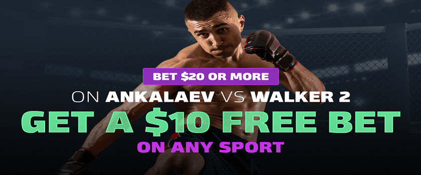 Duelbits Ankalaev vs Walker Card $10 Free Bet Offer