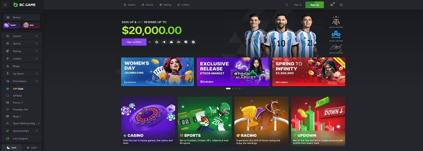 BC.Game Homepage