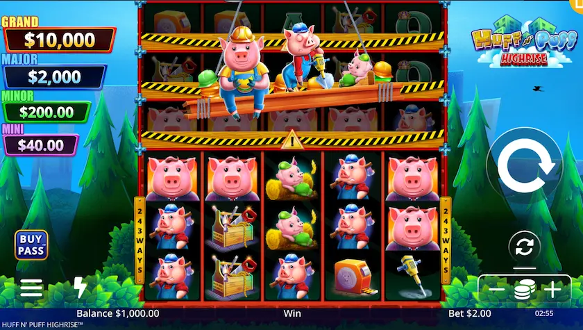 Huff N Puff Highrise Slot2
